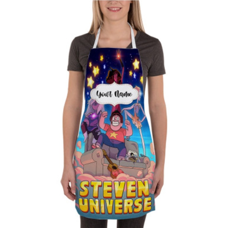Pastele Steven Universe New Custom Personalized Name Kitchen Apron