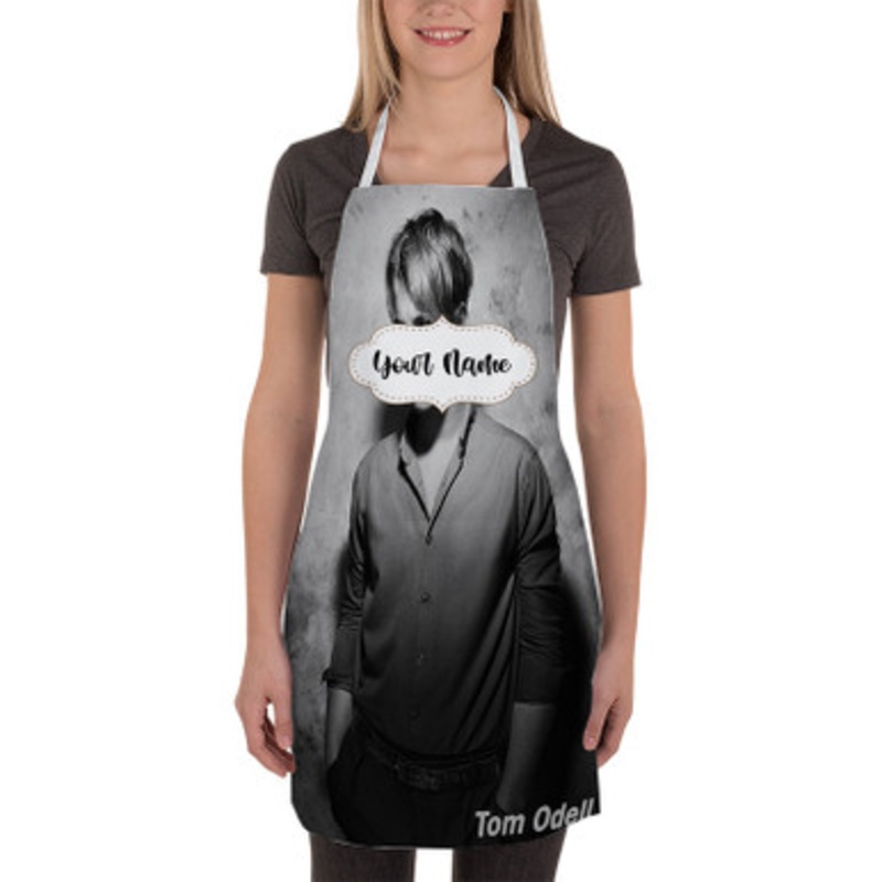 Pastele Tom Odell Custom Personalized Name Kitchen Apron