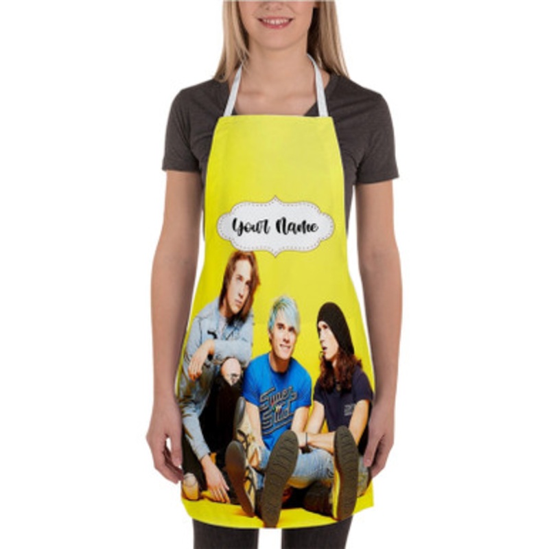 Pastele Waterparks Custom Personalized Name Kitchen Apron