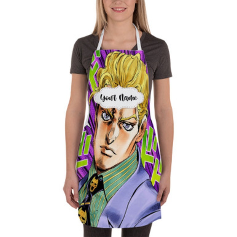 Pastele Yoshikage Kira Jojo s Bizarre Adventure Custom Personalized Name Kitchen Apron