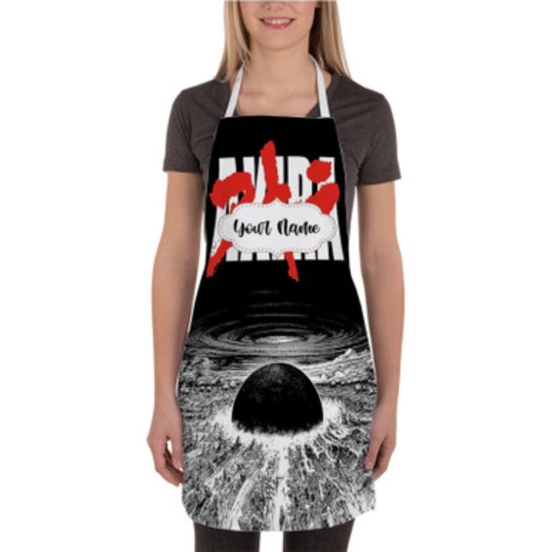 Pastele AKIRA Neo Tokyo Is About To Explode Custom Personalized Name Kitchen Apron