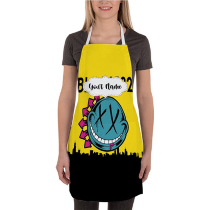 Pastele Blink 182 Rotofugi Custom Personalized Name Kitchen Apron