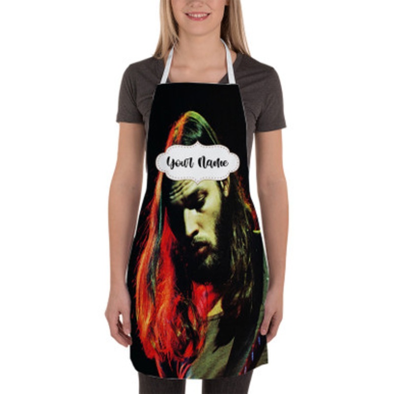 Pastele David Gilmour Art Custom Personalized Name Kitchen Apron