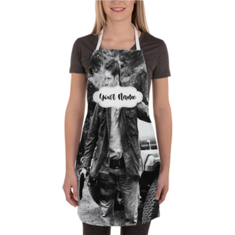 Pastele Dean Winchester Custom Personalized Name Kitchen Apron