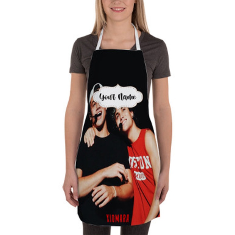 Pastele Dolan Twins Art Custom Personalized Name Kitchen Apron