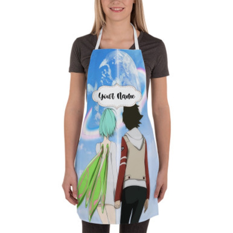Pastele Eureka Seven Custom Personalized Name Kitchen Apron