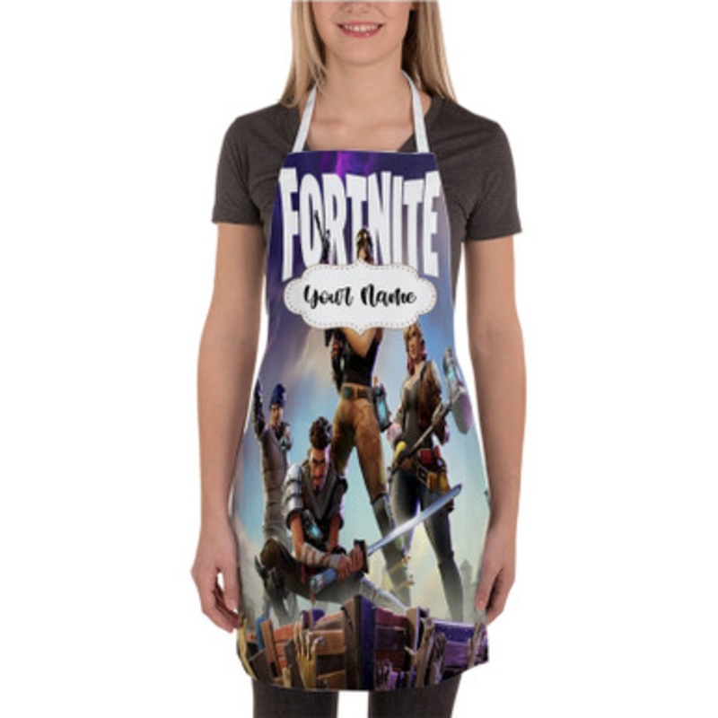 Pastele Fortnite New Custom Personalized Name Kitchen Apron
