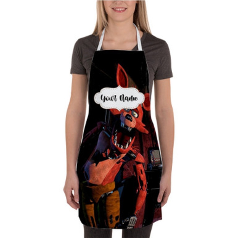 Pastele Foxy Five Nights at Freddy s Custom Personalized Name Kitchen Apron