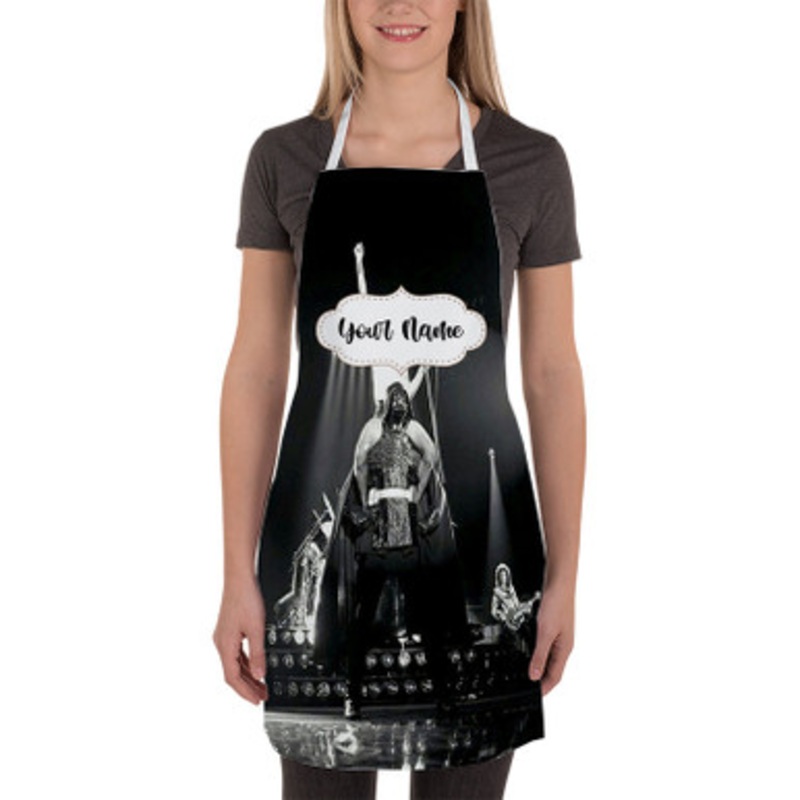 Pastele Freddie Mercury Darth Vader Custom Personalized Name Kitchen Apron