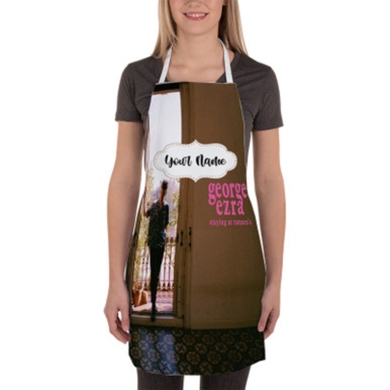 Pastele george ezra Custom Personalized Name Kitchen Apron