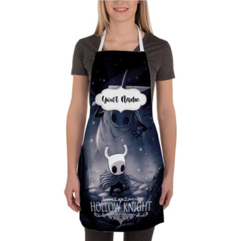 Pastele Hollow Knight Custom Personalized Name Kitchen Apron