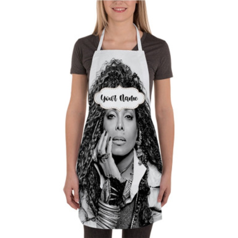 Pastele Janet Jackson Custom Personalized Name Kitchen Apron