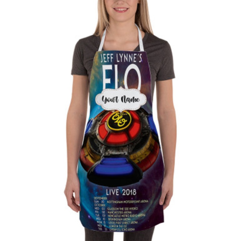 Pastele Jeff Lynne s ELO Custom Personalized Name Kitchen Apron