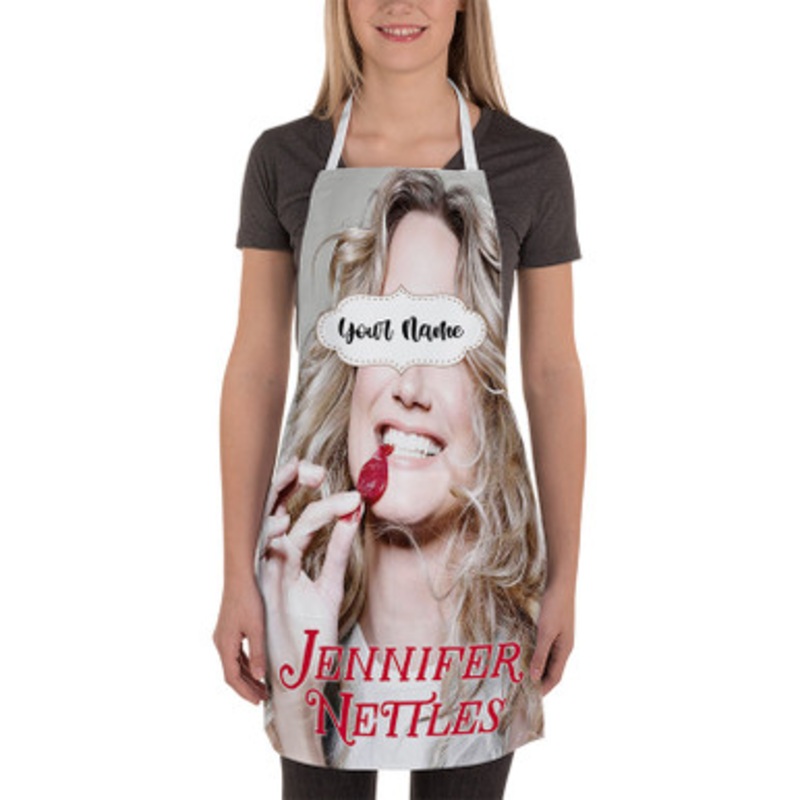 Pastele Jennifer Nettles Custom Personalized Name Kitchen Apron