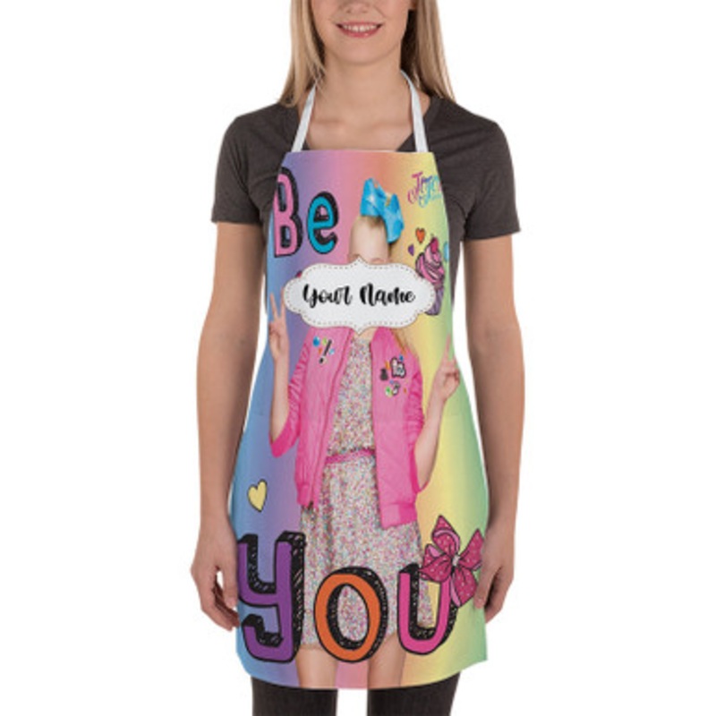 Pastele Jojo Siwa Custom Personalized Name Kitchen Apron
