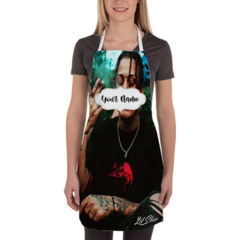 Pastele Lil Skies Custom Personalized Name Kitchen Apron