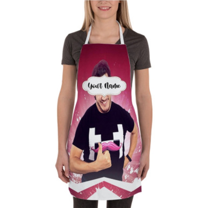 Pastele Markiplier New Custom Personalized Name Kitchen Apron