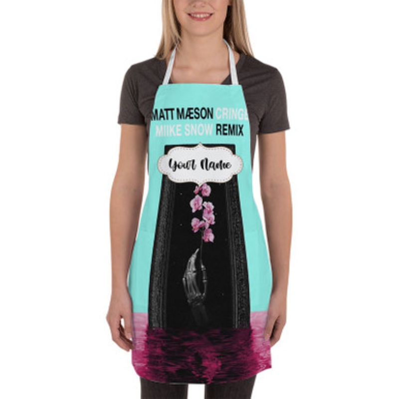 Pastele Matt Maeson Cringe Custom Personalized Name Kitchen Apron