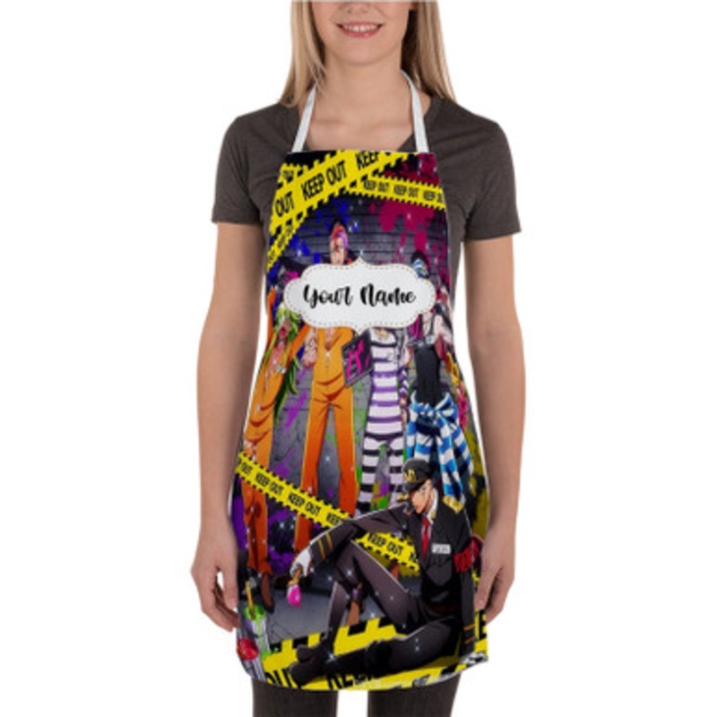 Pastele Nanbaka Anime Custom Personalized Name Kitchen Apron