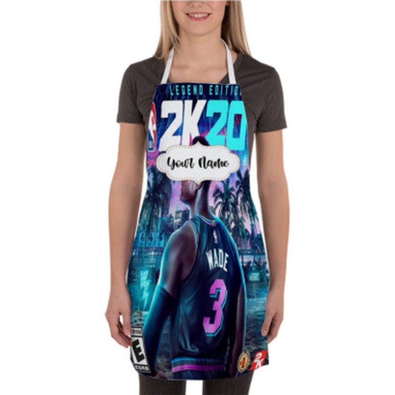 Pastele NBA 2 K20 Legend Edition Custom Personalized Name Kitchen Apron