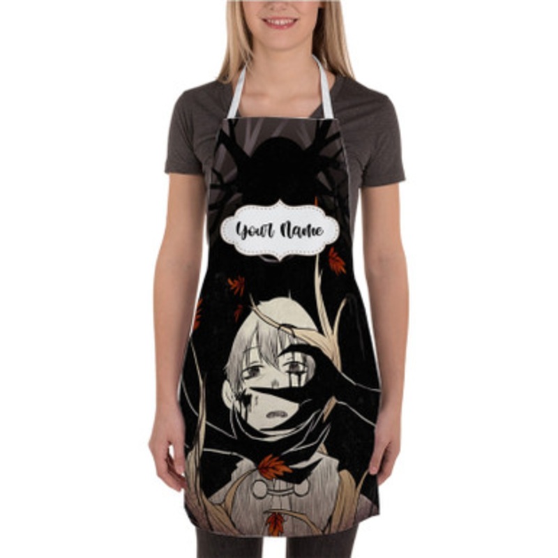 Pastele Over The Garden Art Custom Personalized Name Kitchen Apron
