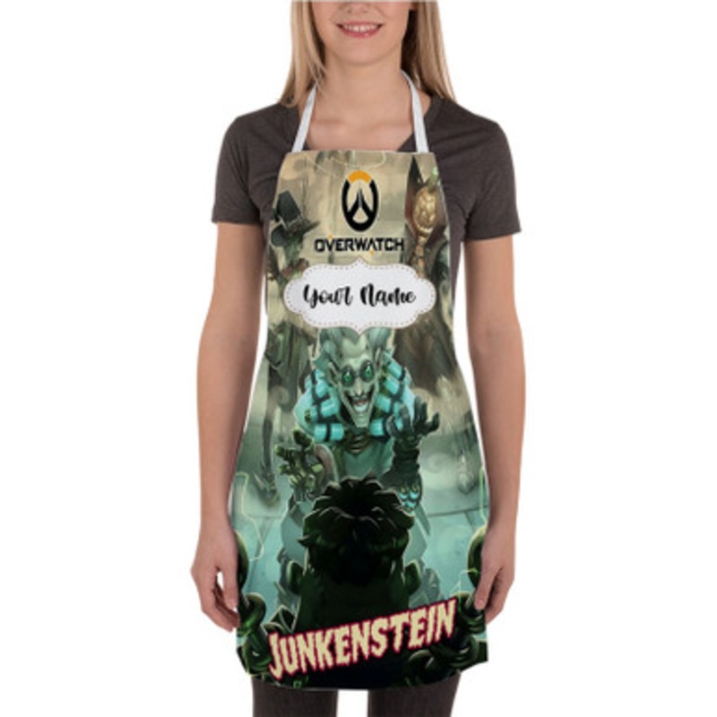 Pastele Overwatch Junkensteins Revenge Custom Personalized Name Kitchen Apron