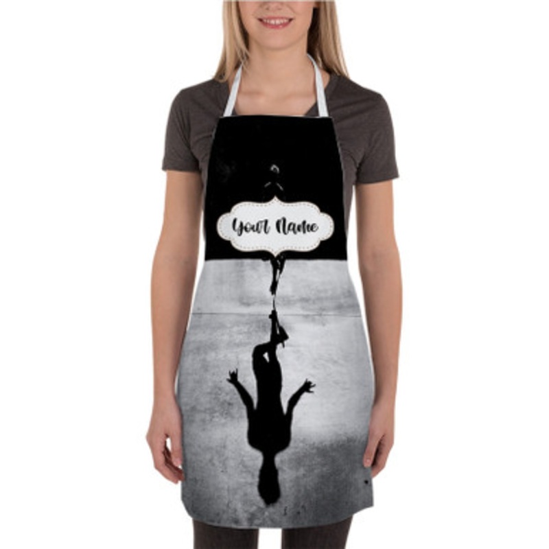 Pastele Rodney Mullen Silhouette Custom Personalized Name Kitchen Apron