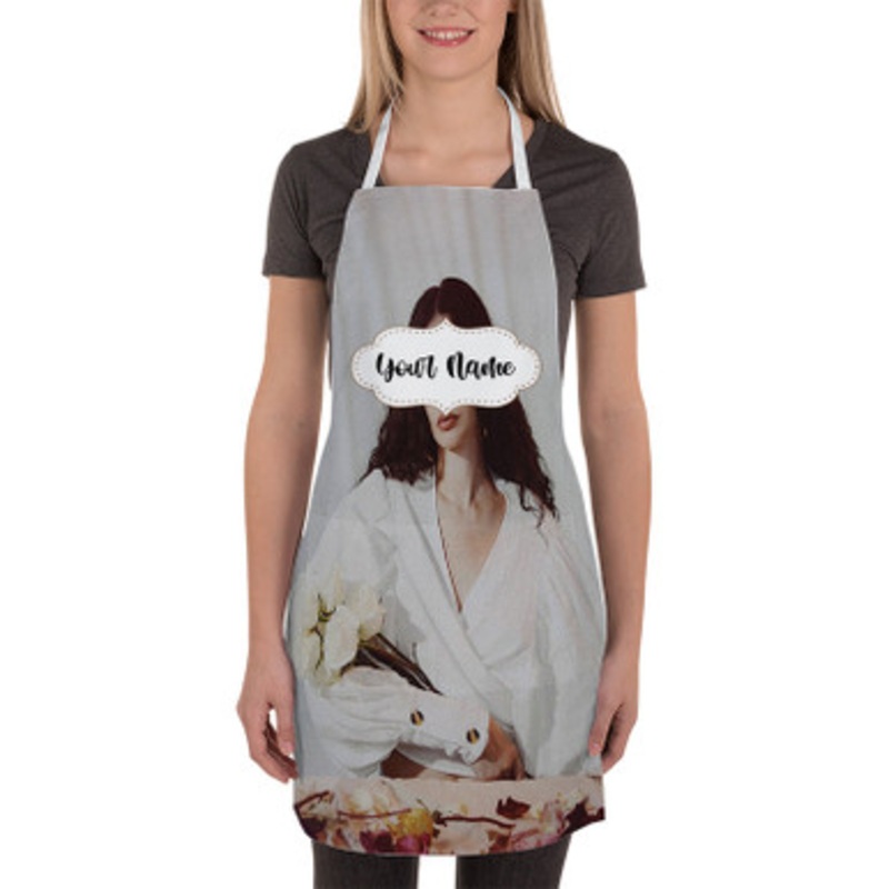 Pastele Sabrina Claudio Art Custom Personalized Name Kitchen Apron