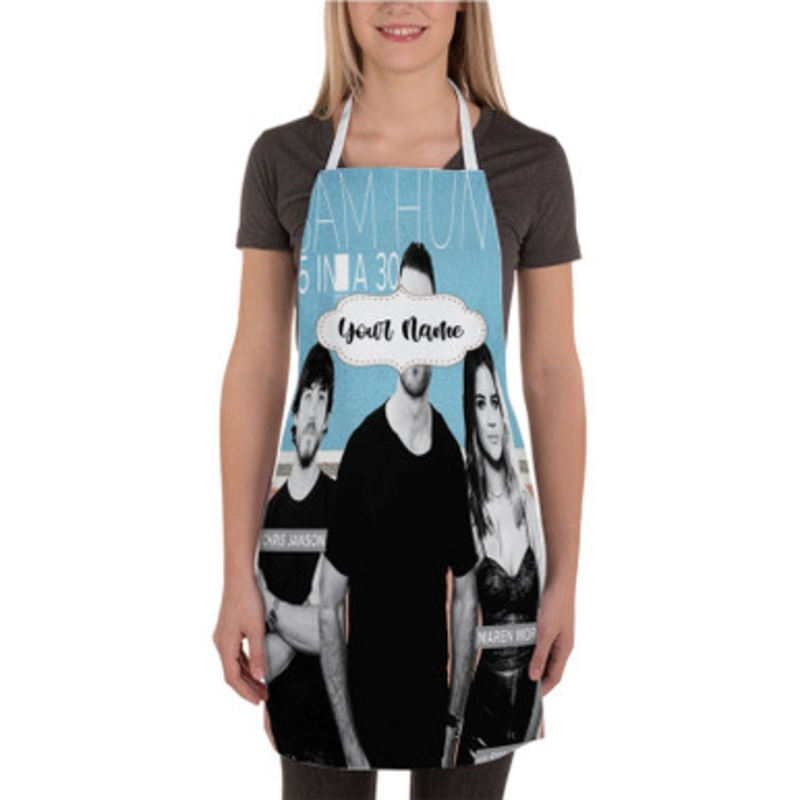 Pastele Sam Hunt 15 In A 30 Tour New Custom Personalized Name Kitchen Apron