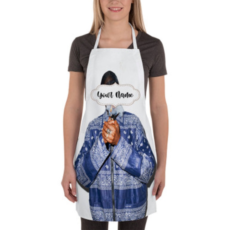 Pastele Snoop Dogg Custom Personalized Name Kitchen Apron