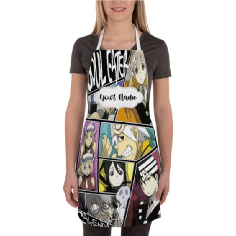 Pastele Soul Eater Custom Personalized Name Kitchen Apron