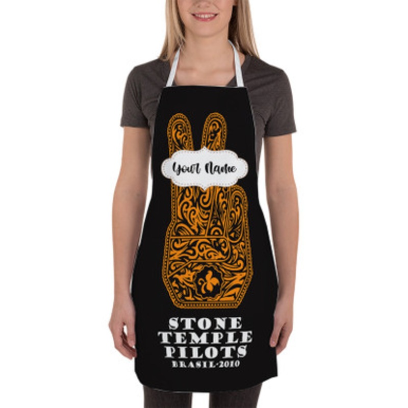 Pastele Stone Temple Pilots Custom Personalized Name Kitchen Apron