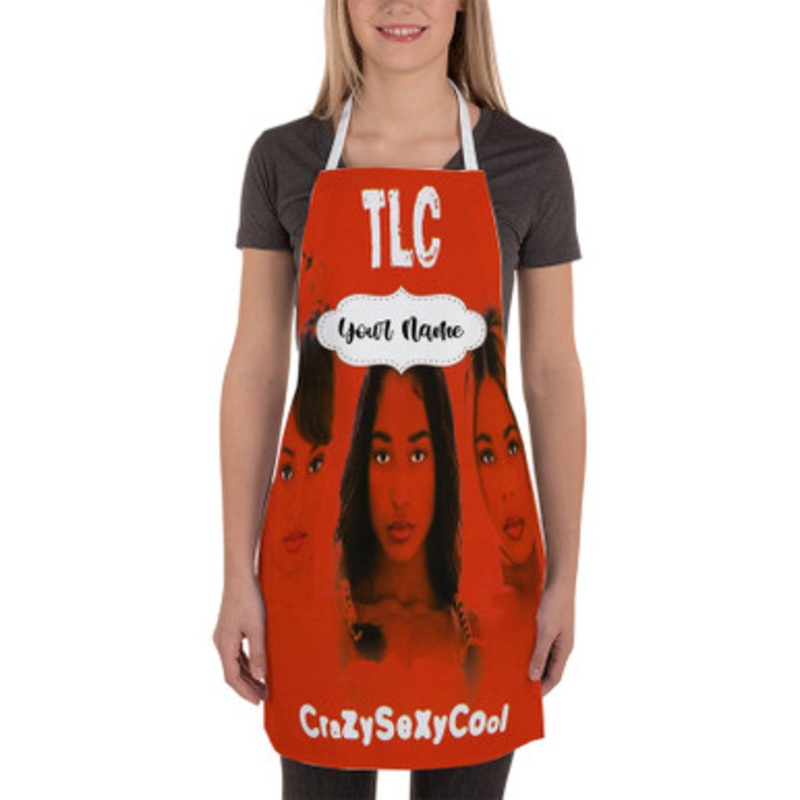Pastele TLC Crazy Sexy Cool Custom Personalized Name Kitchen Apron