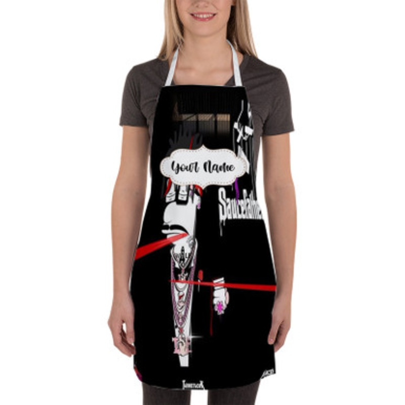 Pastele We Did It Sauce Walka Custom Personalized Name Kitchen Apron