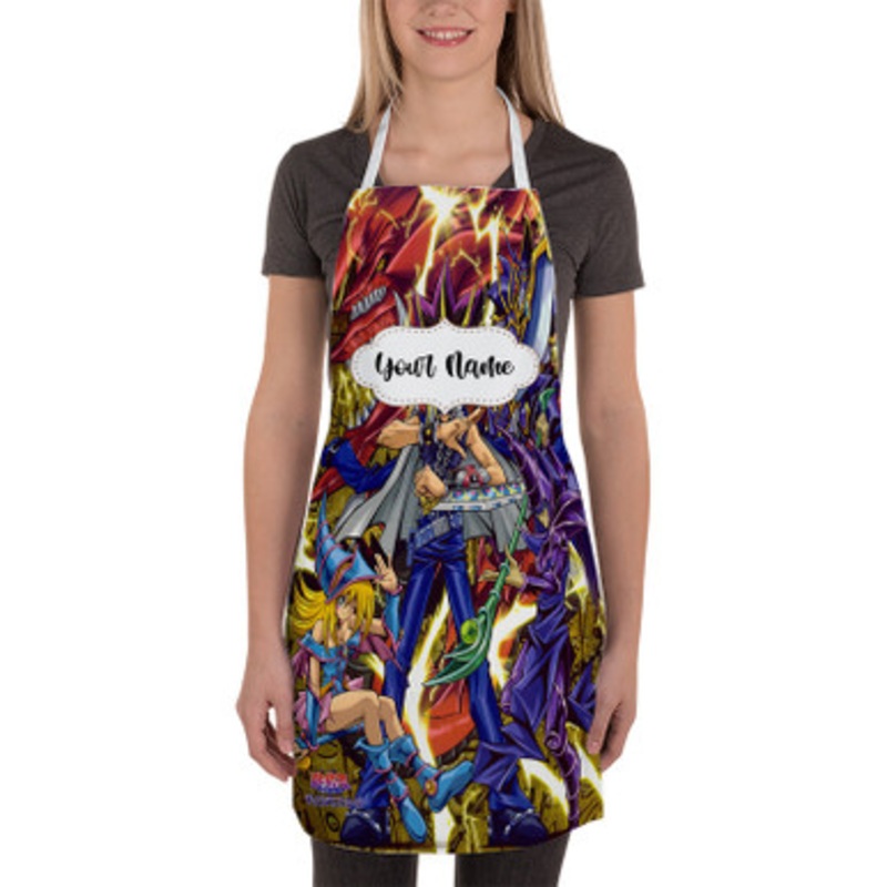 Pastele Yu Gi Oh Custom Personalized Name Kitchen Apron