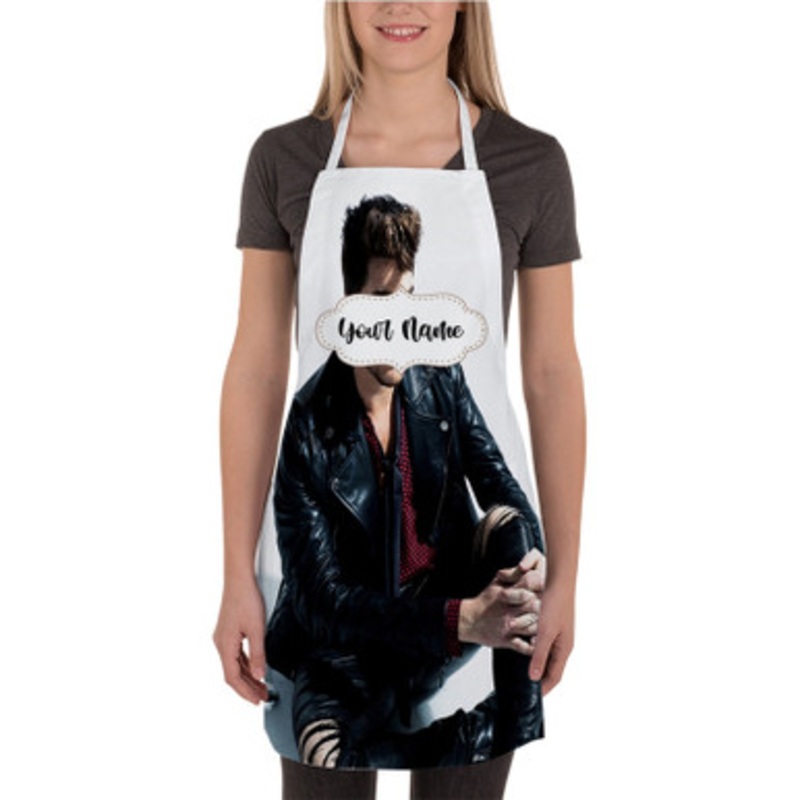 Pastele Adam Lambert Custom Personalized Name Kitchen Apron