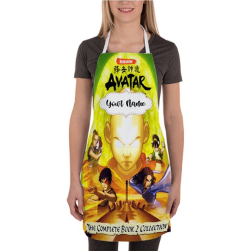 Pastele Avatar The Last Airbender Aang Custom Personalized Name Kitchen Apron