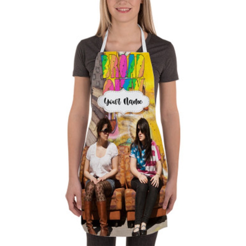Pastele Broad City Custom Personalized Name Kitchen Apron