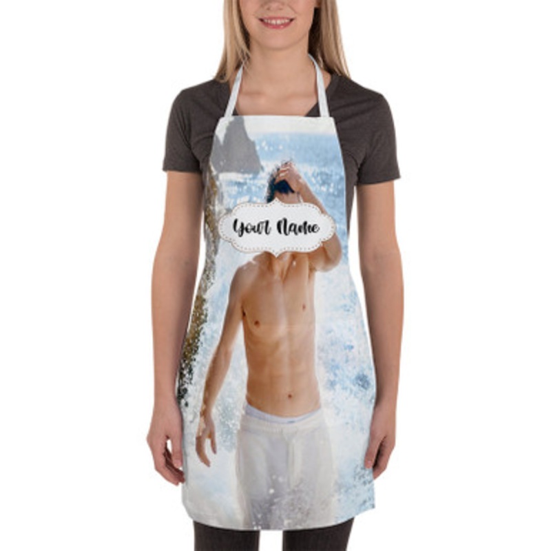 Pastele Cameron Dallas Custom Personalized Name Kitchen Apron