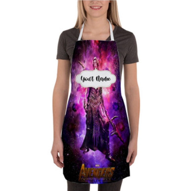Pastele Corvus Glaive The Avengers Infinity War Custom Personalized Name Kitchen Apron