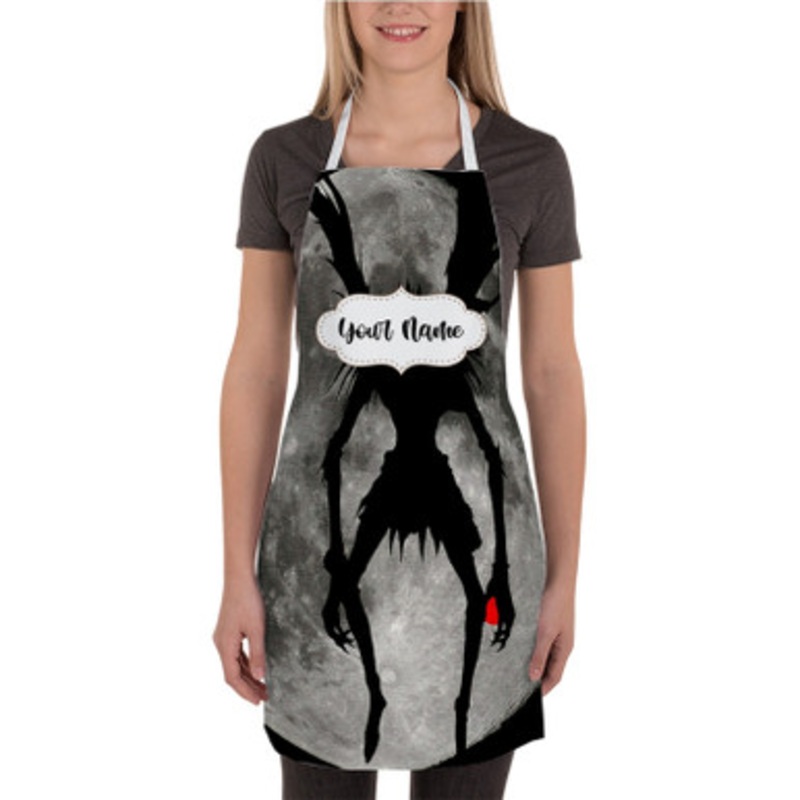 Pastele Death Note Shinigami Ryuk Moon Custom Personalized Name Kitchen Apron