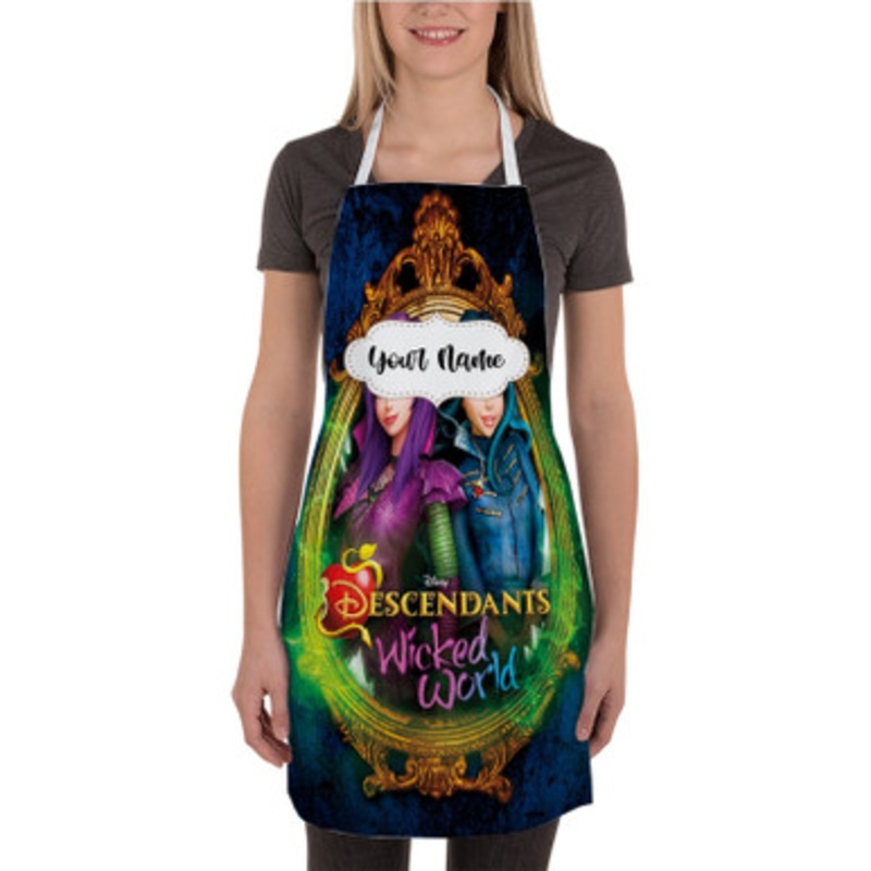 Pastele Descendants Wicked World Custom Personalized Name Kitchen Apron