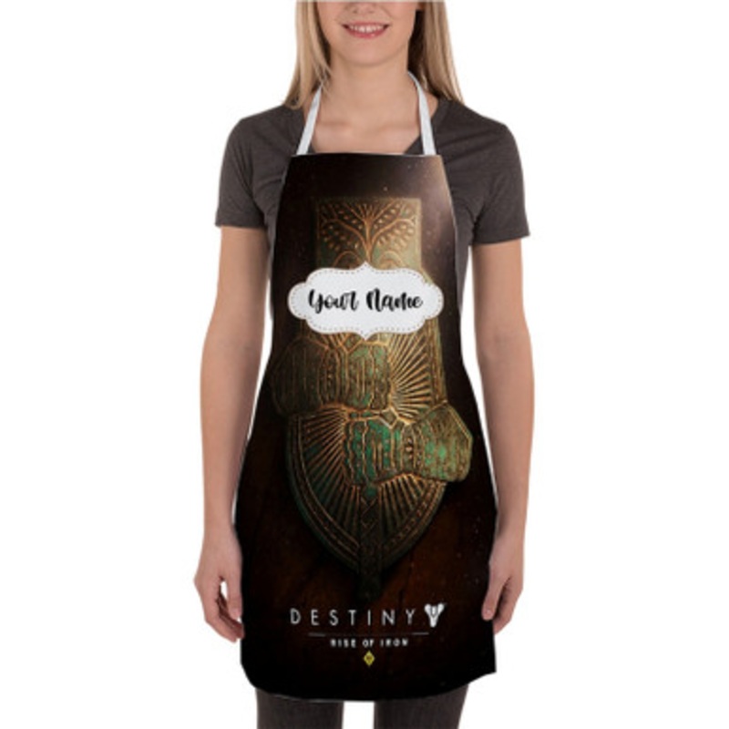 Pastele Destiny Rise of Iron The Dawning Custom Personalized Name Kitchen Apron