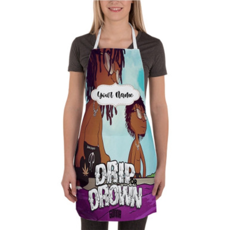 Pastele Don t Play With It Gunna Feat Young Thug Custom Personalized Name Kitchen Apron