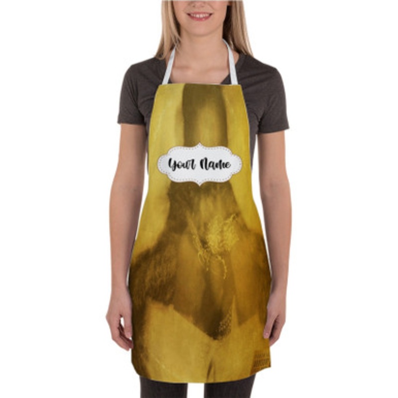 Pastele Future Mask Off Custom Personalized Name Kitchen Apron