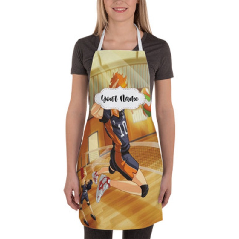 Pastele Haikyuu Smash Custom Personalized Name Kitchen Apron