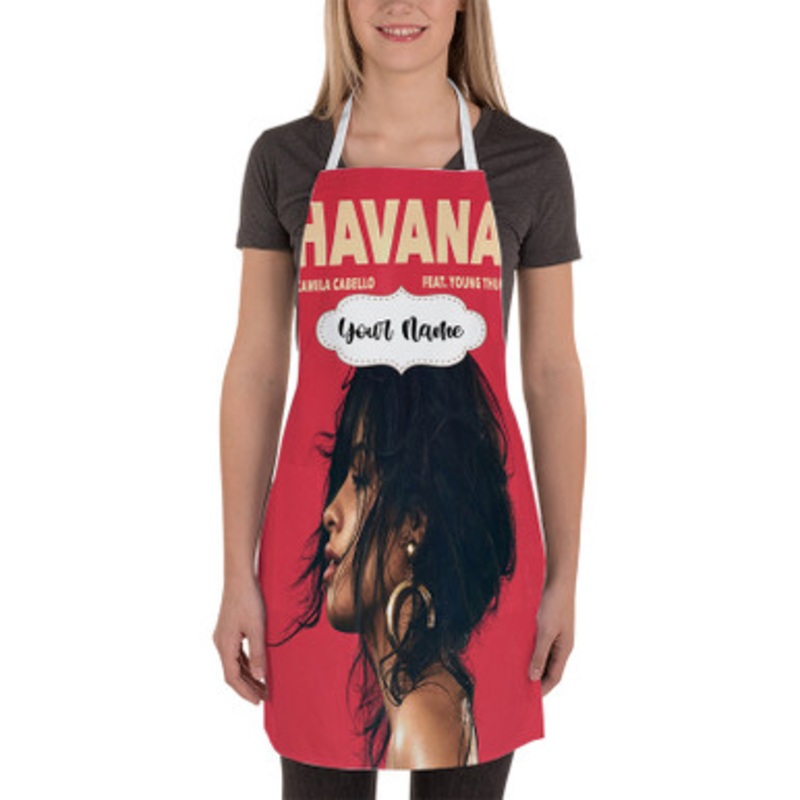 Pastele Havana Camila Cabello Feat Young Thug Custom Personalized Name Kitchen Apron