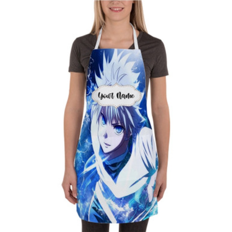 Pastele Hunter X Hunter Killua Custom Personalized Name Kitchen Apron