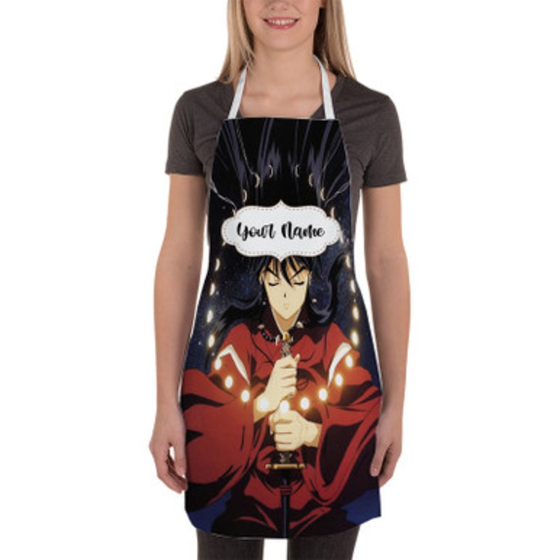 Pastele Inuyasha Art Custom Personalized Name Kitchen Apron