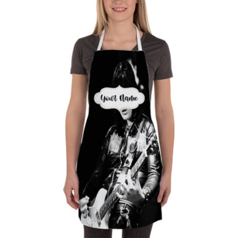 Pastele Joan Jett Custom Personalized Name Kitchen Apron